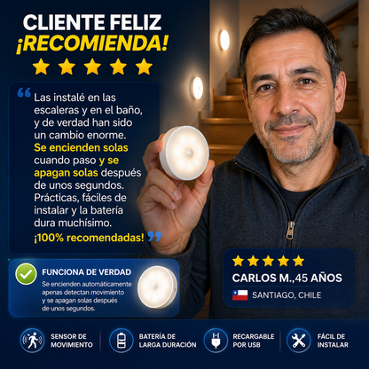 ¡OFERTA DE HOY!⌛ LUZ LED SENSOR DE MOVIMIENTO PACK POR 3 X 1+ENVIO GRATIS🏡🚚