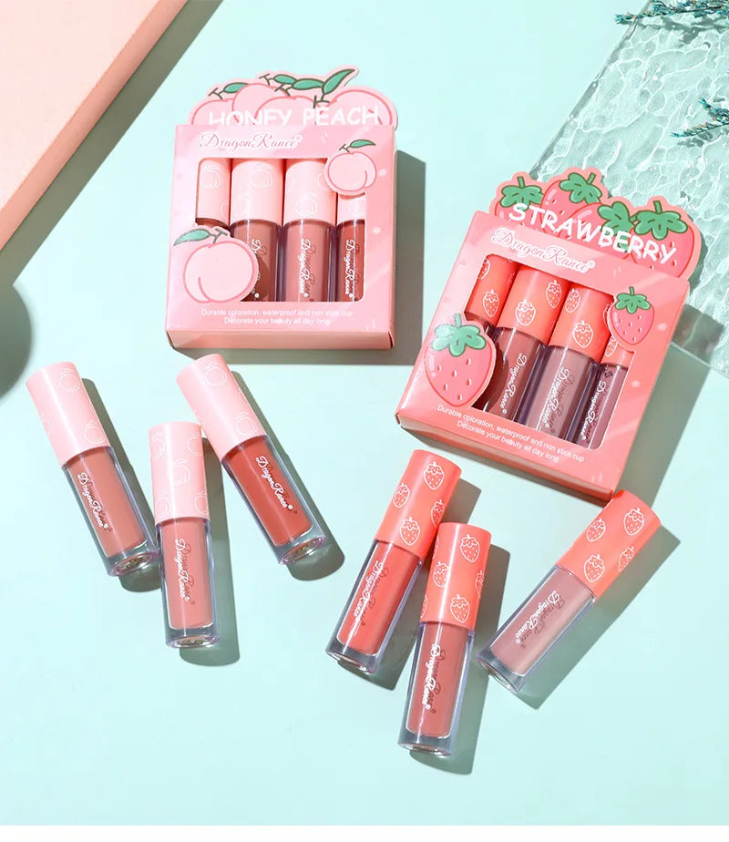 Set de brillo labial mate