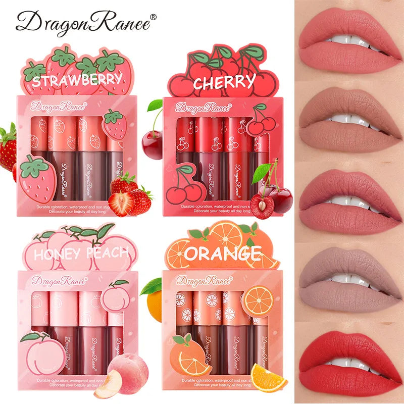 Set de brillo labial mate