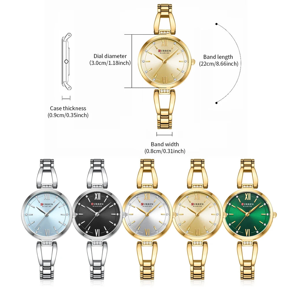 Reloj CURREN de cuarzo de alta calidad para mujer