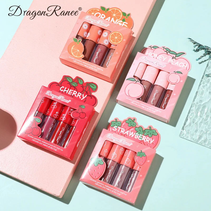 Set de brillo labial mate
