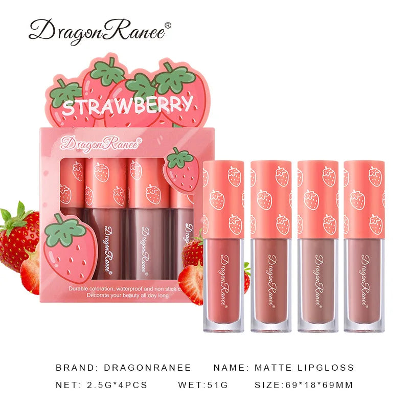 Set de brillo labial mate