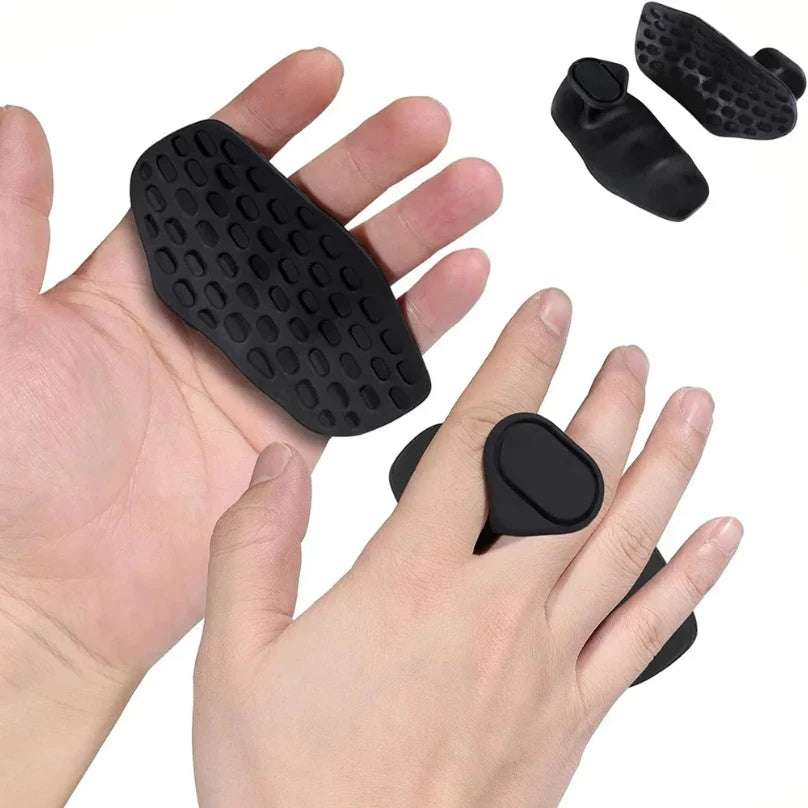 Guantes unisex de silicona sin dedos para entrenamiento