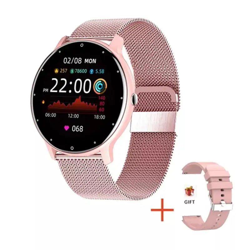 Reloj inteligente LIGE con pantalla táctil, resistente al agua