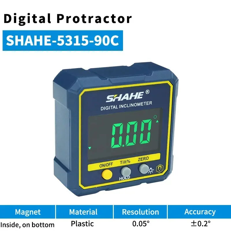SHAHE-medidor de nivel y ángulo electrónico Digital magnético