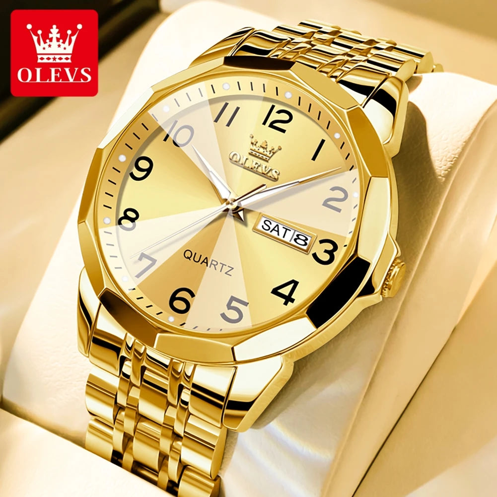 OLEVS reloj original resistentes al agua para hombre