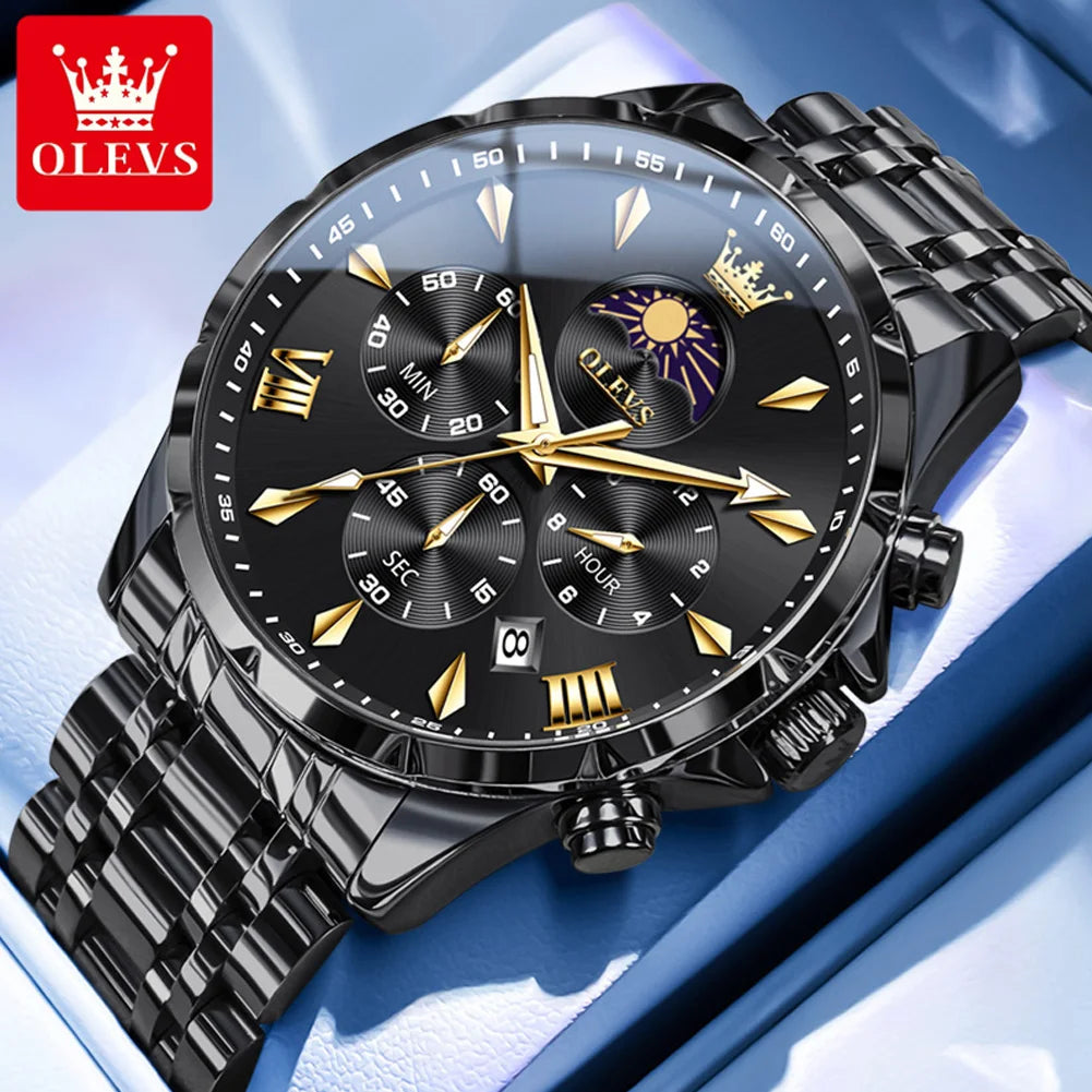 OLEVS 3653 reloj de cuarzo para hombre resistente al agua