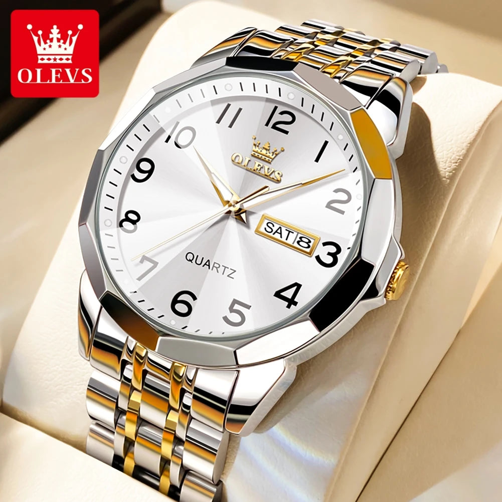 OLEVS reloj original resistentes al agua para hombre