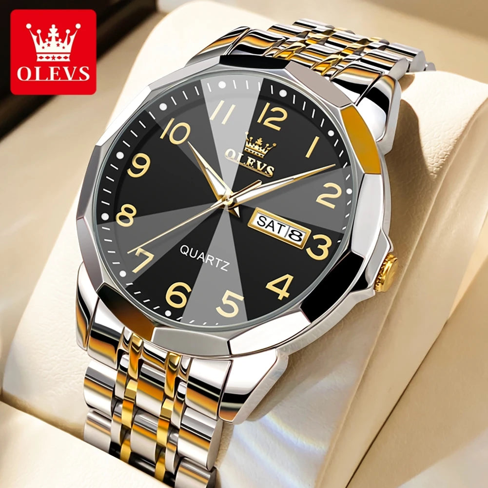 OLEVS reloj original resistentes al agua para hombre