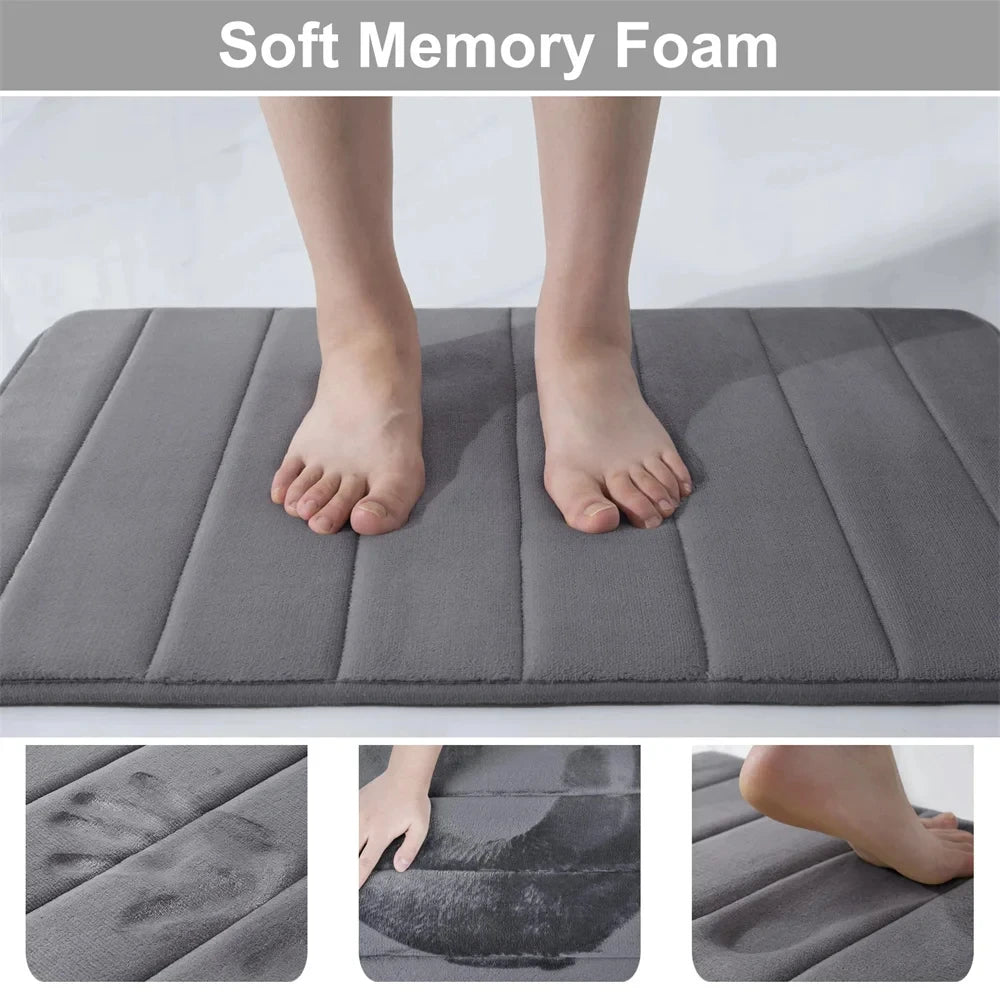 Alfombra de baño Homaxy super absorbente