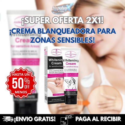 ¡OFERTA DE HOY!⌛CREMA BLANQUEADORA 2X1 +ENVIO GRATIS🏡🚚
