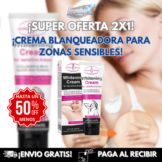¡OFERTA DE HOY!⌛CREMA BLANQUEADORA 2X1 +ENVIO GRATIS🏡🚚