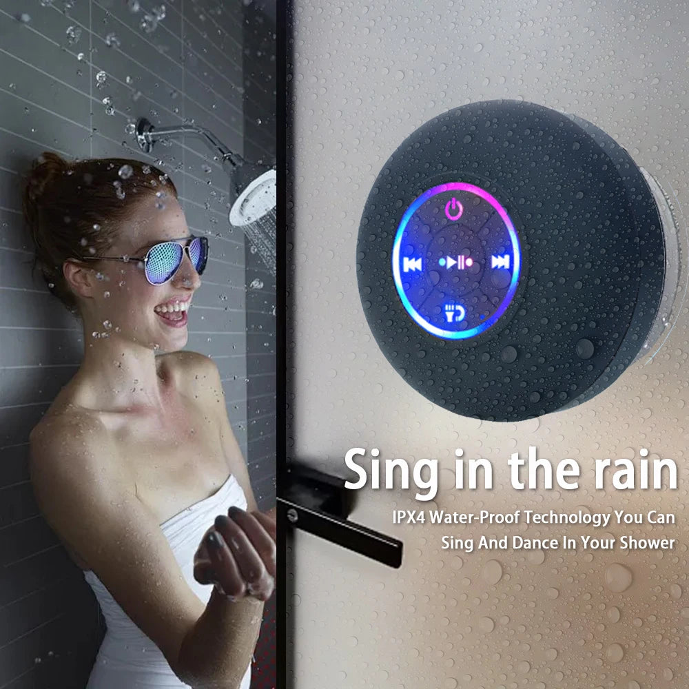 Altavoz Bluetooth inalámbrico portátil resistente al agua