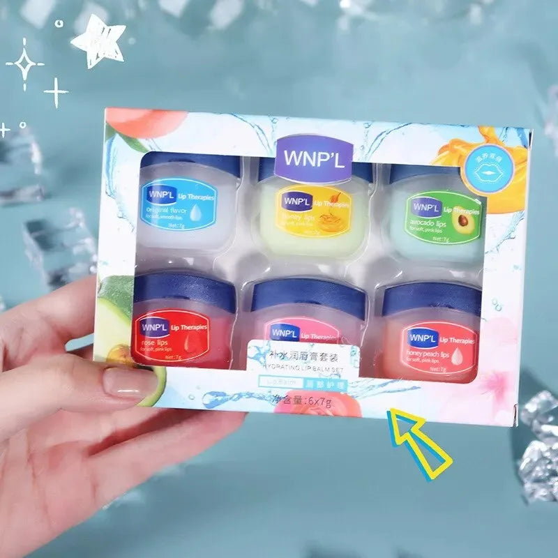 Juego de bálsamo labial hidratante 6/8pcs