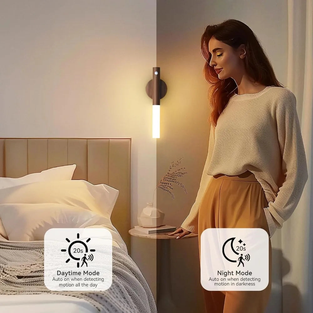 Luz LED nocturna con carga USB