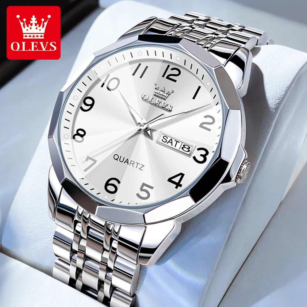 OLEVS reloj original resistentes al agua para hombre