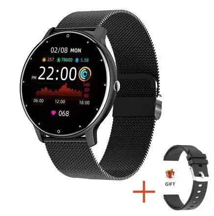 Reloj inteligente LIGE con pantalla táctil, resistente al agua