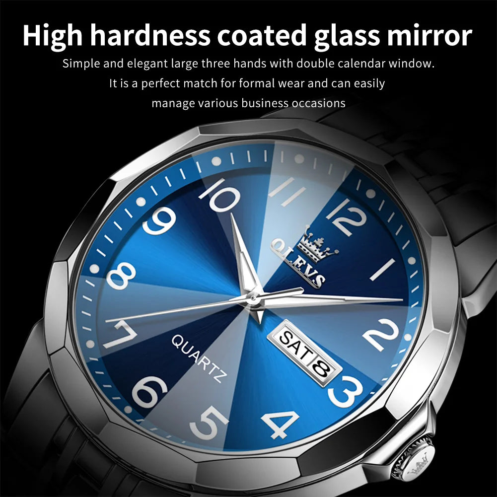 OLEVS reloj original resistentes al agua para hombre