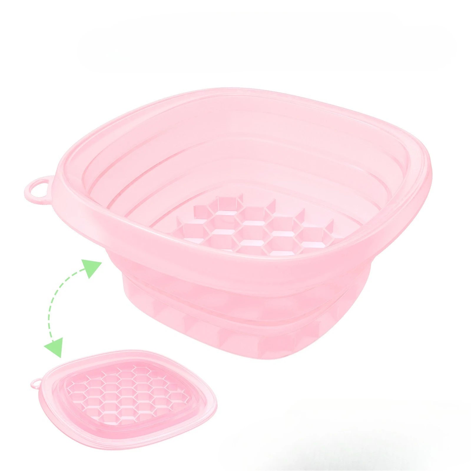 Recipiente portátil de hielo para tratamiento facial