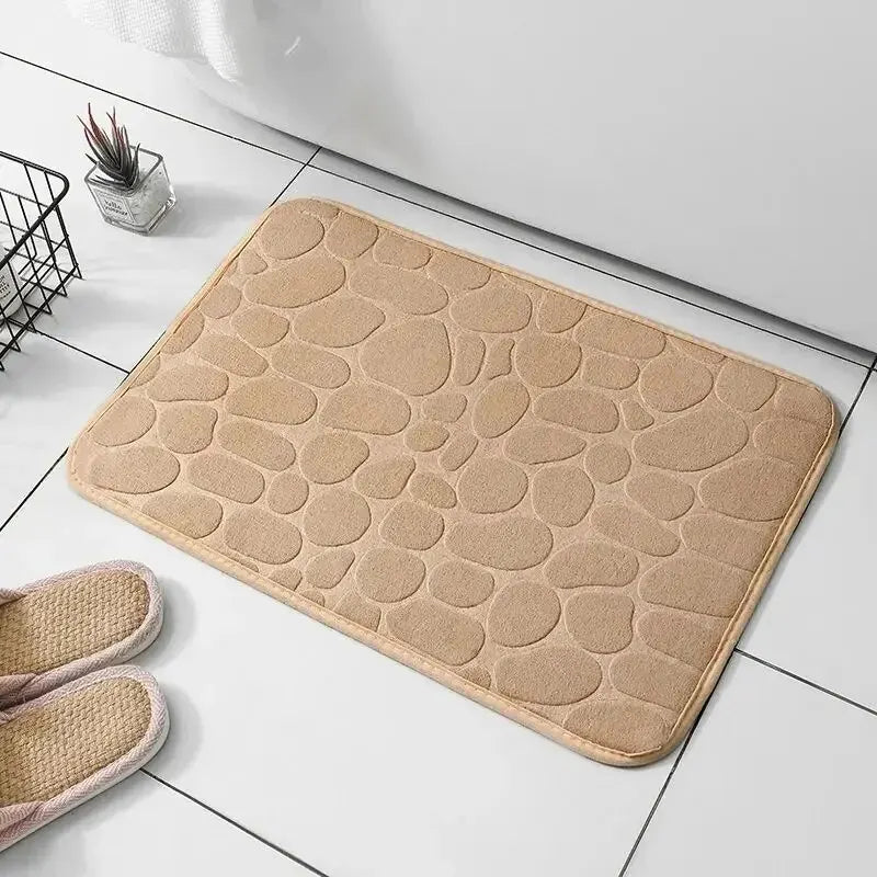 Alfombra antideslizante para baño y sala de estar,
