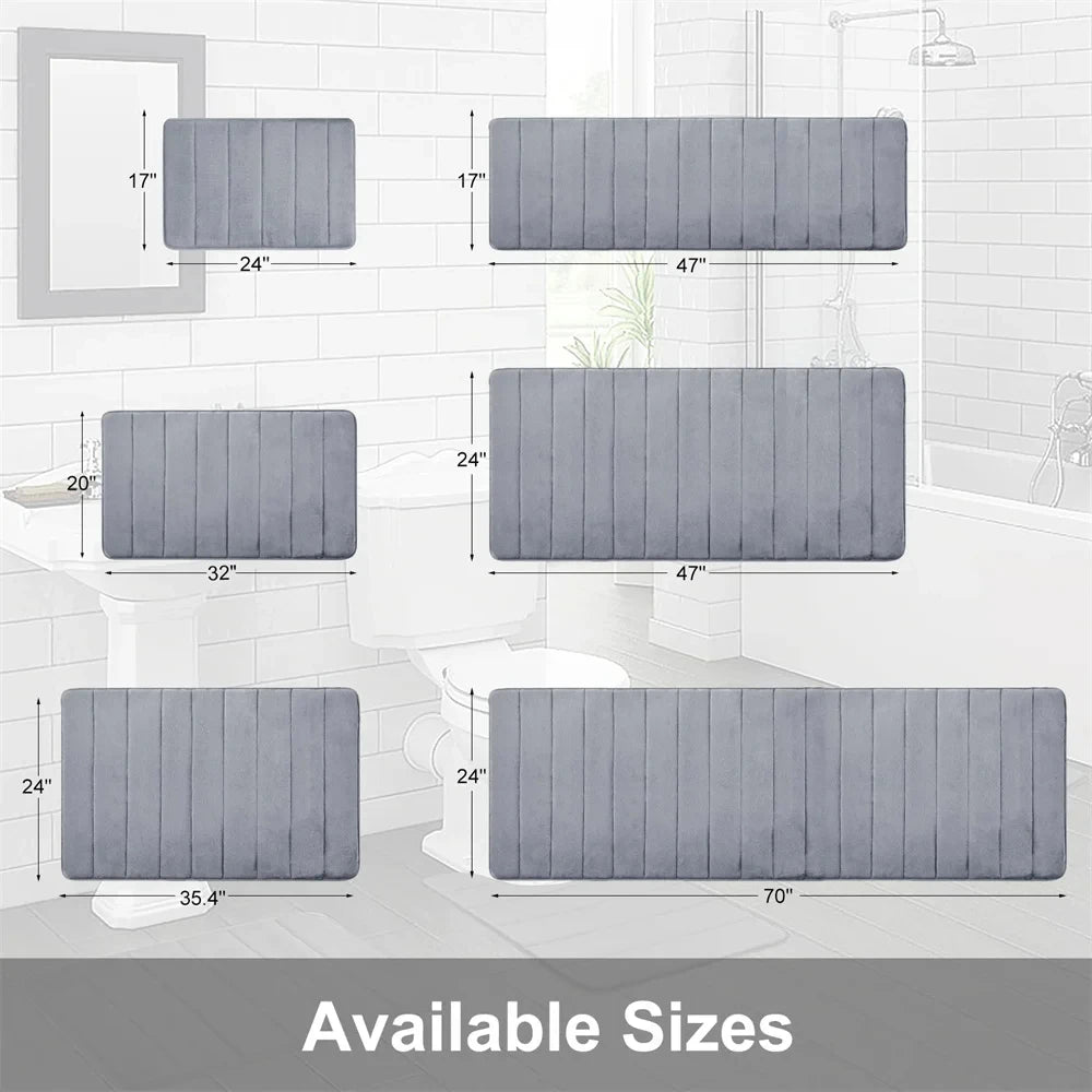 Alfombra de baño Homaxy super absorbente