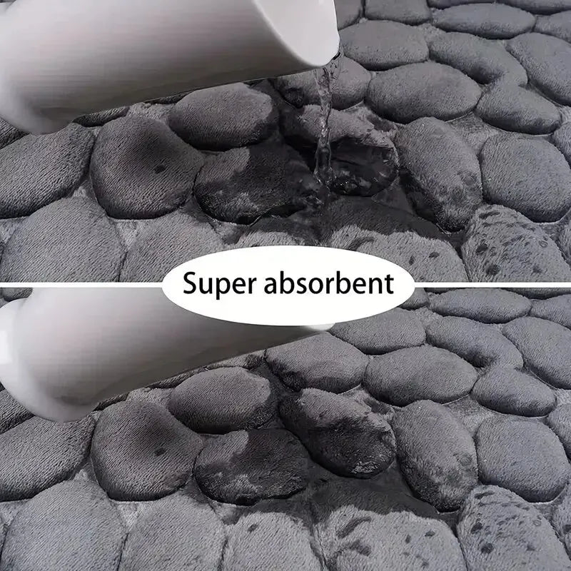 Alfombra antideslizante para baño y sala de estar,