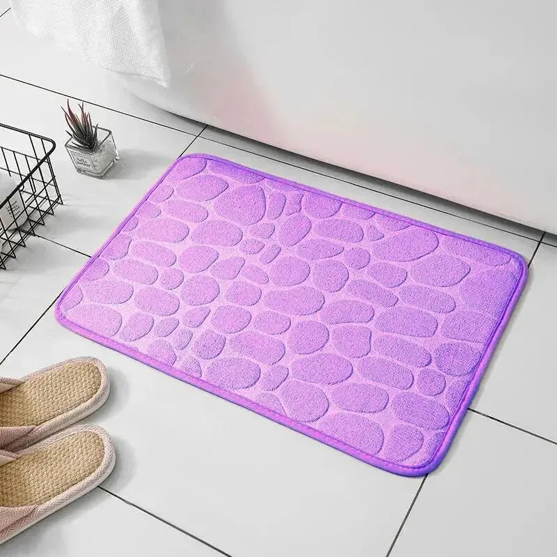 Alfombra antideslizante para baño y sala de estar,