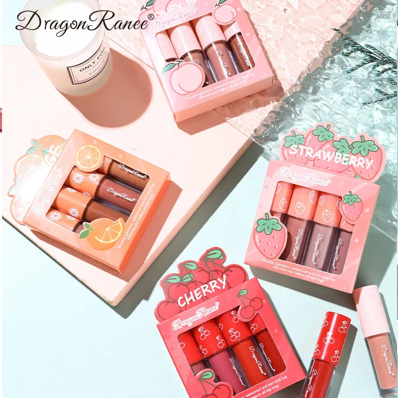 Set de brillo labial mate
