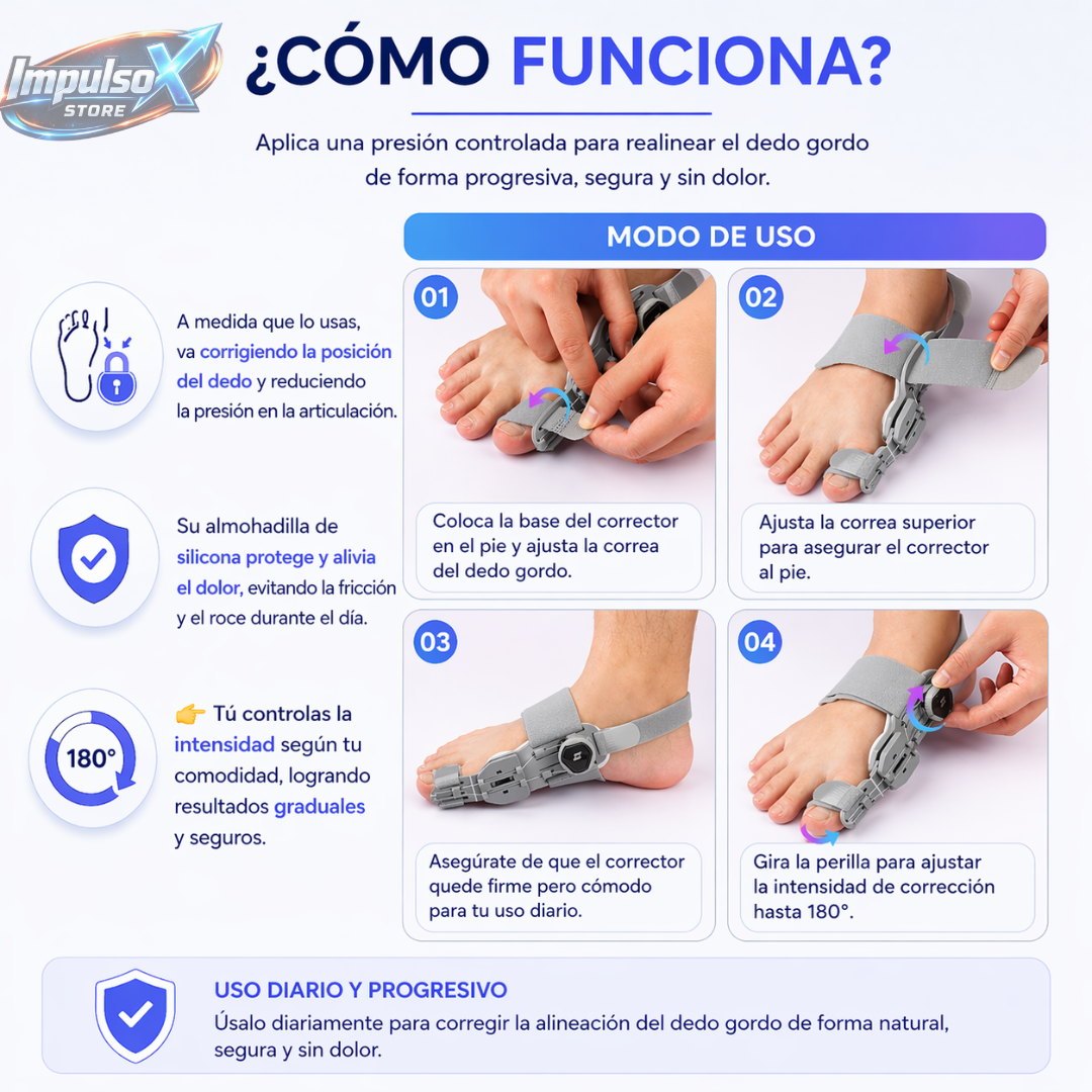 ¡OFERTA DE HOY!⌛ Corrector Ortopédico Inteligente para Juanetes +ENVIO GRATIS🏡🚚